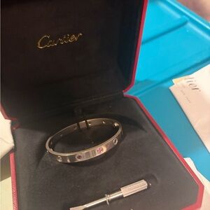 Cartier Rainbow Bracelet 18k White Gold